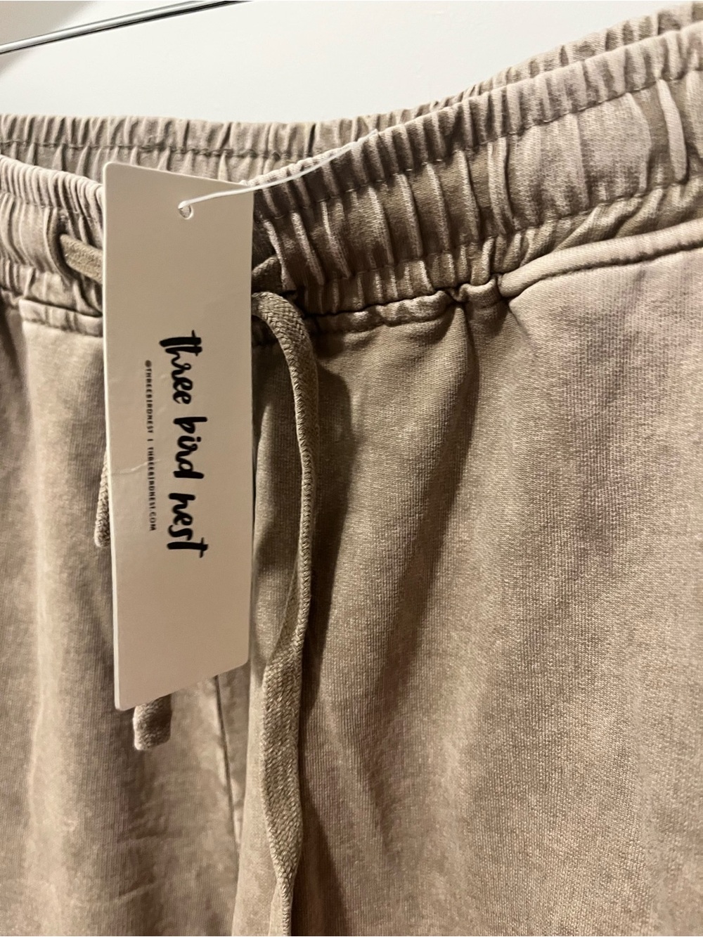 Three Bird Nest So Comfy Wide Leg Cropped Pants, Mocha, Medium, NWT - Picture 4 of 10
